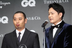 （左から）「GQ MEN OF THE YEAR 2018」授賞式・記者発表会に登場した大悟（千鳥）、ノブ（千鳥）
