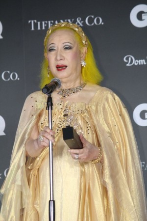 「GQ MEN OF THE YEAR 2018」授賞式・記者発表会に登場した美輪明宏