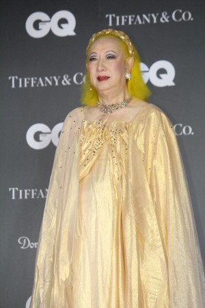 「GQ MEN OF THE YEAR 2018」授賞式・記者発表会に登場した美輪明宏