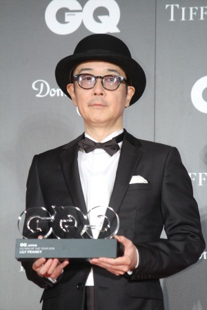 「GQ MEN OF THE YEAR 2018」授賞式・記者発表会に登場したリリー・フランキー