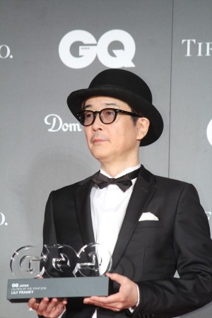 「GQ MEN OF THE YEAR 2018」授賞式・記者発表会に登場したリリー・フランキー