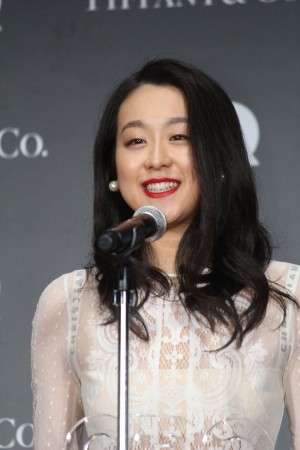 「GQ MEN OF THE YEAR 2018」授賞式・記者発表会で「GQ WOMEN OF THE YEAR」を受賞した浅田真央