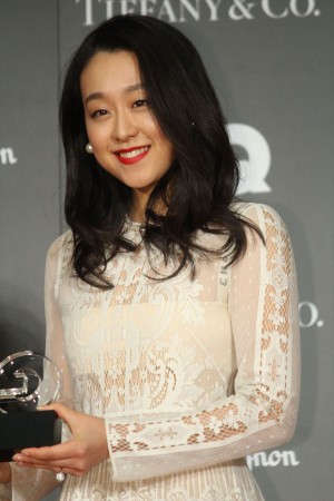 「GQ MEN OF THE YEAR 2018」授賞式・記者発表会で「GQ WOMEN OF THE YEAR」を受賞した浅田真央