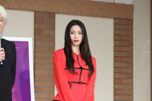 映画『ばるぼら』製作発表に登壇した二階堂ふみ