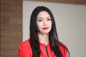 映画『ばるぼら』製作発表に登壇した二階堂ふみ