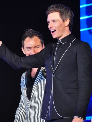 映画『ファンタスティック・ビーストと黒い魔法使いの誕生』ワールドツアーファイナルプレミアinJAPAN レッドカーペットイベントに登場したエディ・レッドメイン