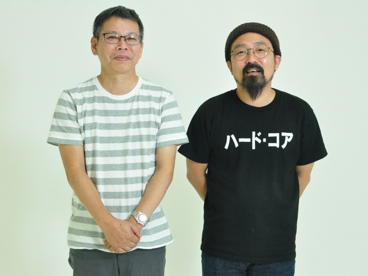 映画『ハード・コア』、(左から)原作者のいましろたかし、山下敦弘監督