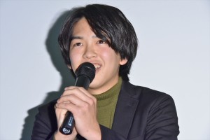 前田隆成、『斬、』初日舞台挨拶に登壇