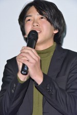 前田隆成、『斬、』初日舞台挨拶に登壇