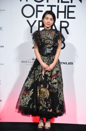 VOGUE JAPAN WOMEN OF THE YEAR 2018 授賞式・記者会見に登場した松本穂香