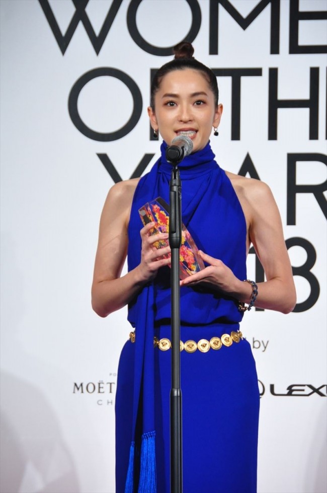 【二次使用不可】VOGUE JAPAN WOMEN OF THE YEAR 2018 授賞式・記者会見20181126