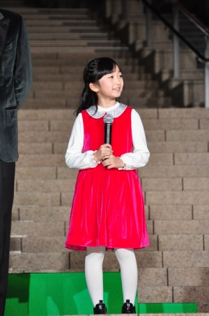 映画『グリンチ』ジャパンプレミア　東京ミッドタウン日比谷「プレミア点灯式」に登壇した横溝菜帆