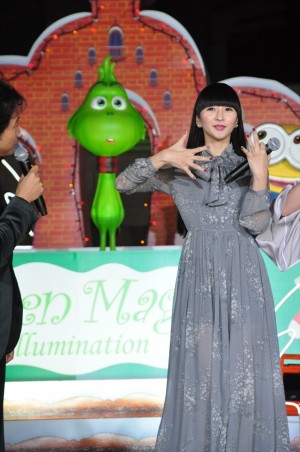 映画『グリンチ』ジャパンプレミア　東京ミッドタウン日比谷「プレミア点灯式」に登壇したPerfume