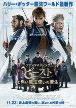 11月24日～11月25日全国映画動員ランキング1位：『ファンタスティック・ビーストと黒い魔法使いの誕生』