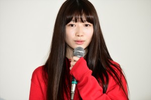 ドラマ『さくらの親子丼2』囲み会見に登壇した岡本夏美