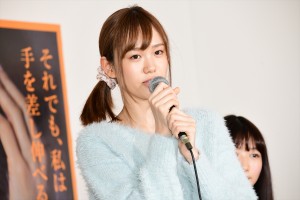 ドラマ『さくらの親子丼2』囲み会見に登壇した尾碕真花