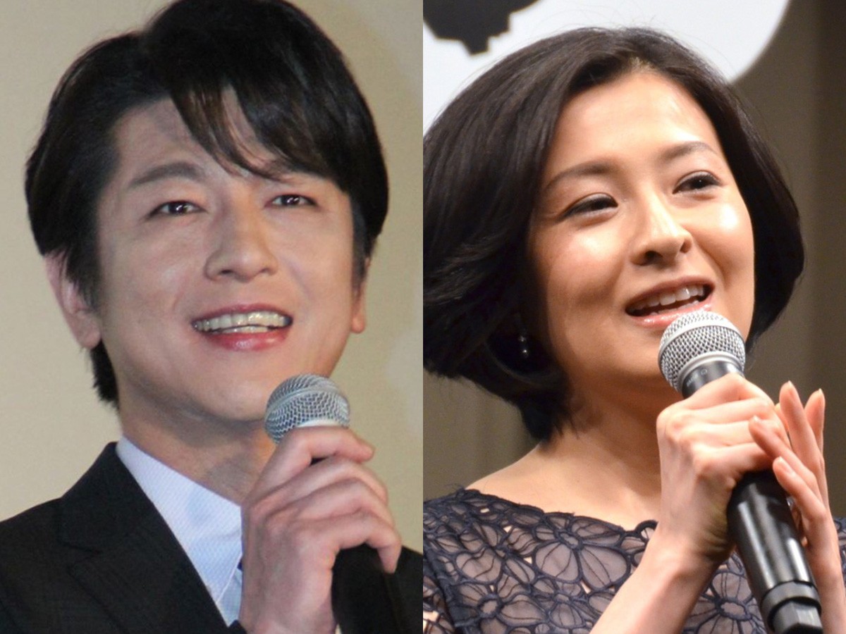 (左から)及川光博、檀れい