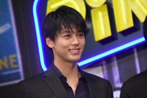 映画『名探偵ピカチュウ』製作報告会見に登壇した竹内涼真