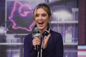 映画『名探偵ピカチュウ』製作報告会見に登壇したキャスリン・ニュートン