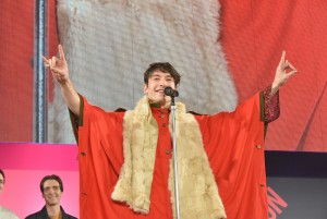 「東京コミコン2018」プレスプレビュー＆オープニングイベントに登場したエズラ・ミラー