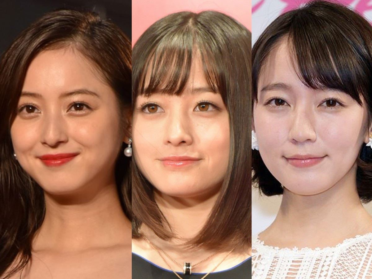 橋本環奈、佐々木希、吉岡里帆ら“日本三大美人”女優たちの活躍ぶり