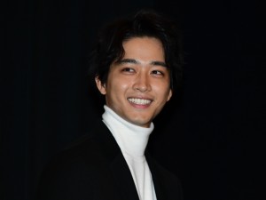 映画『jam』初日舞台挨拶に登場した佐藤寛太