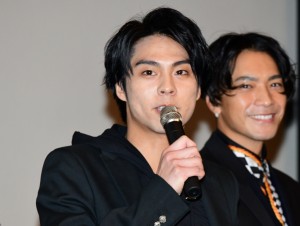 映画『jam』初日舞台挨拶に登場した小野塚勇人