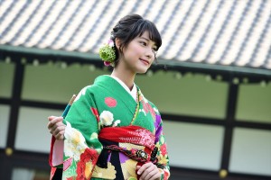 2019年オスカープロモーション晴れ着撮影会に登場した玉田志織