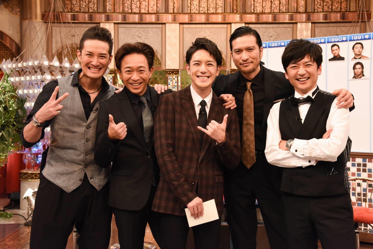 『TOKIOカケル』にゲスト出演した滝沢秀明(中央)