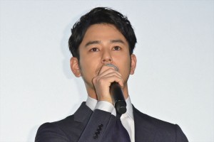 映画『来る』初日舞台挨拶に登壇した妻夫木聡