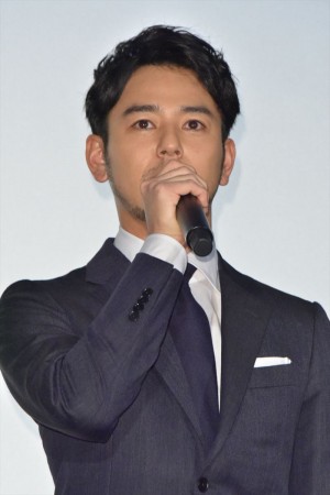 映画『来る』初日舞台挨拶に登壇した妻夫木聡