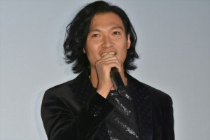 映画『来る』初日舞台挨拶に登壇した青木崇高
