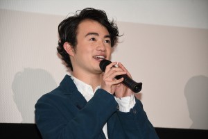 『青の帰り道』初日舞台挨拶に登壇した森永悠希