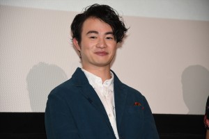 『青の帰り道』初日舞台挨拶に登壇した森永悠希