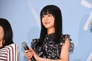 『愛唄 －約束のナクヒト－』完成披露試写会に登場した清原果耶