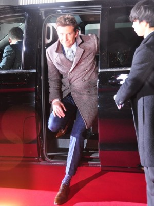 映画『アリー／スター誕生』ジャパンプレミアに登場したブラッドリー・クーパー