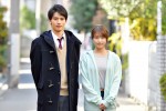 『中学聖日記』のクランクアップを迎えた有村架純と岡田健史