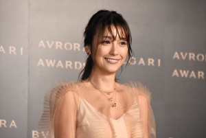 「BVLGARI AVRORA AWARDS 2018」ゴールデンカーペットセレモニーに登場した木下優樹菜