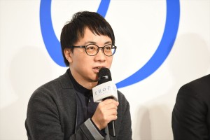 新海誠監督最新作『天気の子』製作発表記者会見に登場した新海誠