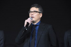 『デイアンドナイト』完成披露試写会イベントに登場した田中哲司