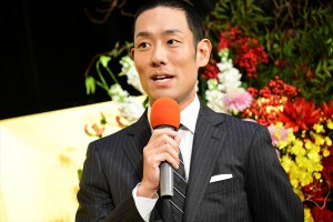 NHK大河ドラマ『いだてん～東京オリムピック噺～』新たな出演者発表会見に登場した中村勘九郎