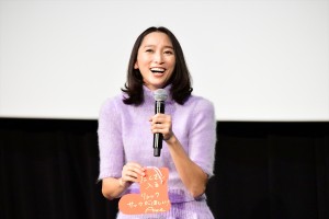映画『グリンチ』初日舞台挨拶に登場した杏