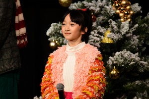 映画『グリンチ』初日舞台挨拶に登場した横溝菜帆