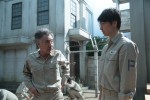 NHK連続テレビ小説『まんぷく』出演するイッセー尾形（左）と長谷川博己（右）