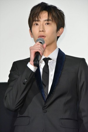 映画『春待つ僕ら』公開“Anniversary”舞台挨拶に出席した杉野遥亮