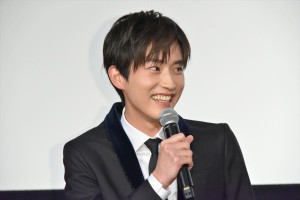 映画『春待つ僕ら』公開“Anniversary”舞台挨拶に出席した杉野遥亮