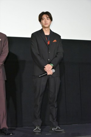 映画『春待つ僕ら』公開“Anniversary”舞台挨拶に出席した稲葉友
