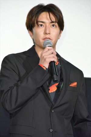 映画『春待つ僕ら』公開“Anniversary”舞台挨拶に出席した稲葉友