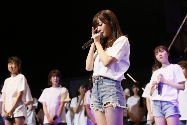 HKT48単独ライブでグループからの卒業を発表した指原莉乃