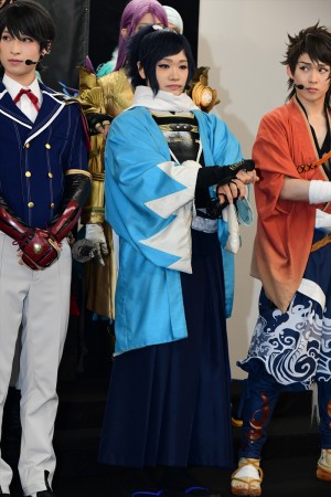 ミュージカル『刀剣乱舞』 ～真剣乱舞祭2018～　最終公演前会見に登壇した大和守安定（鳥越裕貴）